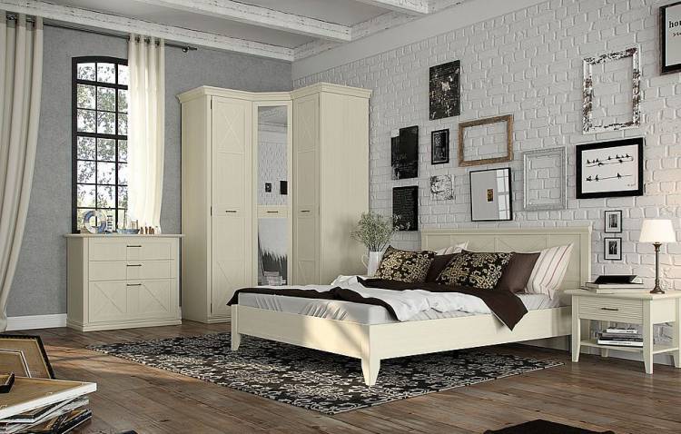 Спальня Кантри, Валенсия в Москве от производителя, цена на Спальня Кантри в интернет-магазине мебели Ангстрем