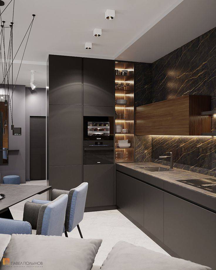 Современный интерьер кухни: 102+ идей стильного дизайна