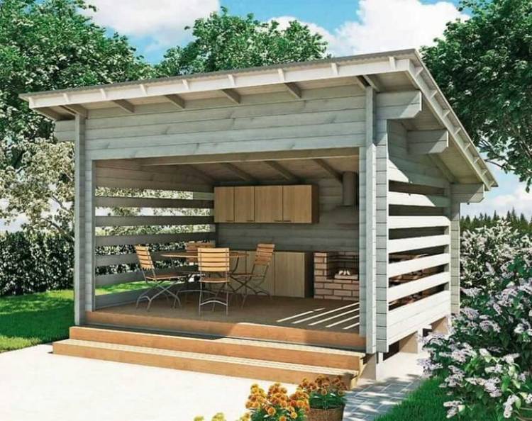 Дизайн маленькой летней кухни на даче (69 фото) » НА ДАЧЕ ФОТО