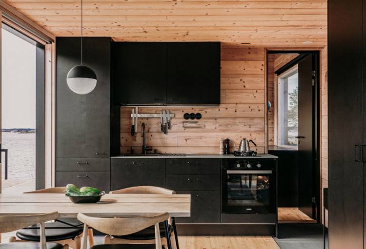 Идеи дизайна кухни в деревянном дом