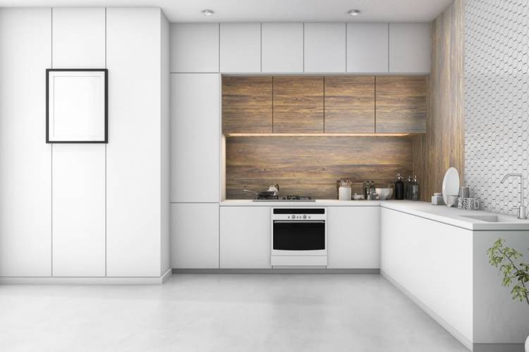 Красота и практичность белой угловой кухни в современном стиле