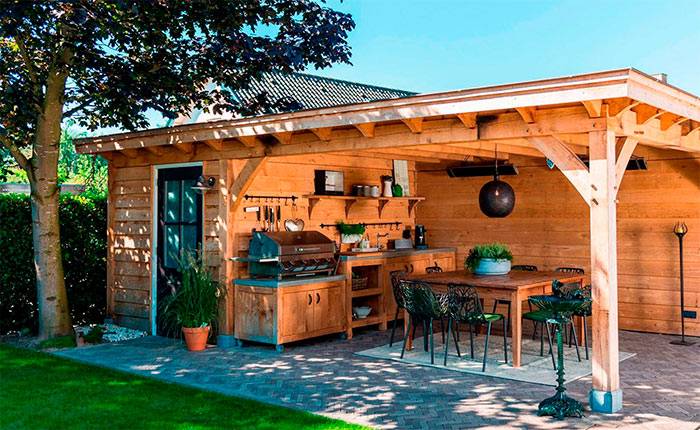 Летняя кухня на даче своими руками » Интересные проекты для дом