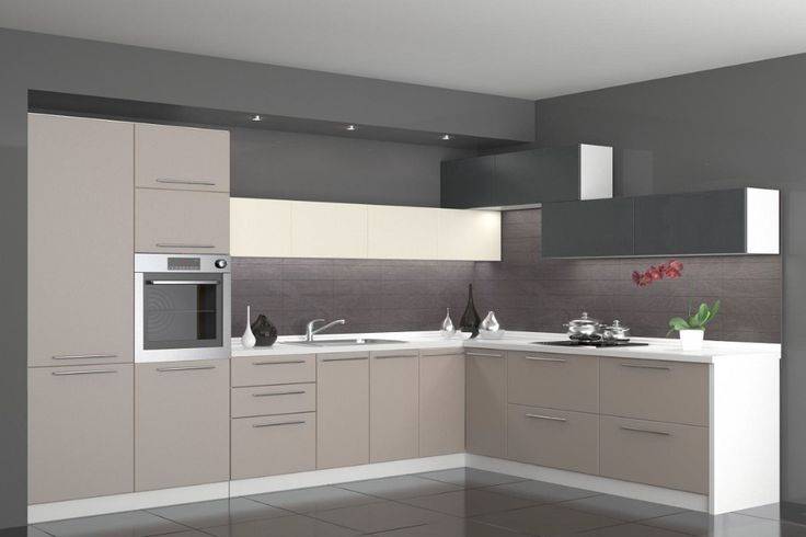 Шелковый серый цвет в интерьере кухни: 103 фото дизайна