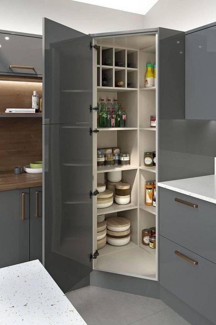 Шкаф для кухни напольный высокий