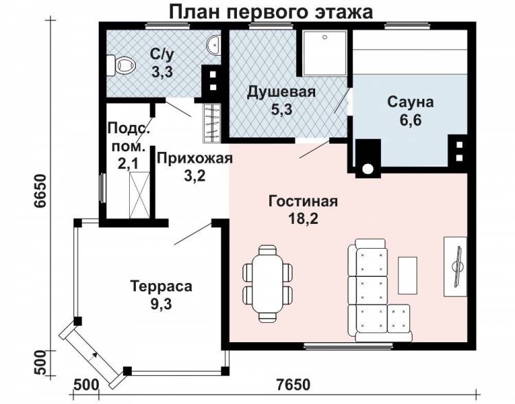 Проект бани AS