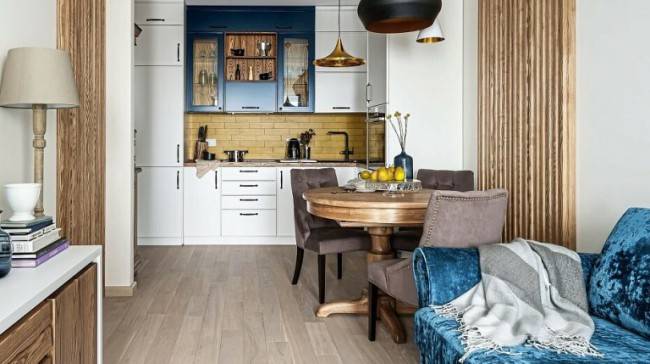 Рейки на кухне в интерьере стене деревянные: 90 фото дизайна