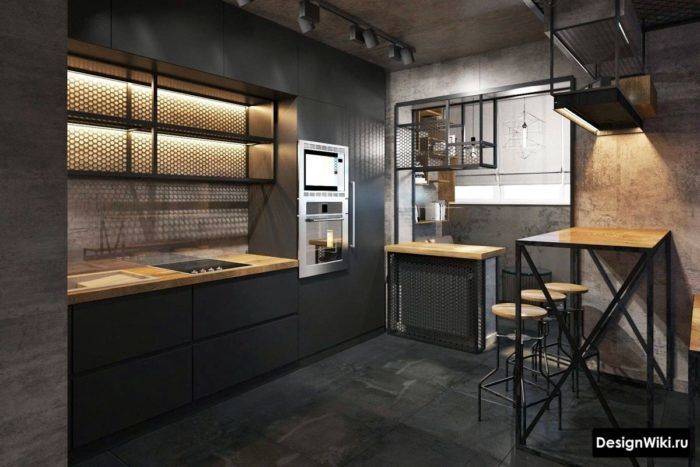 Дизайн интерьер кухни шкафы: 108 фото идей