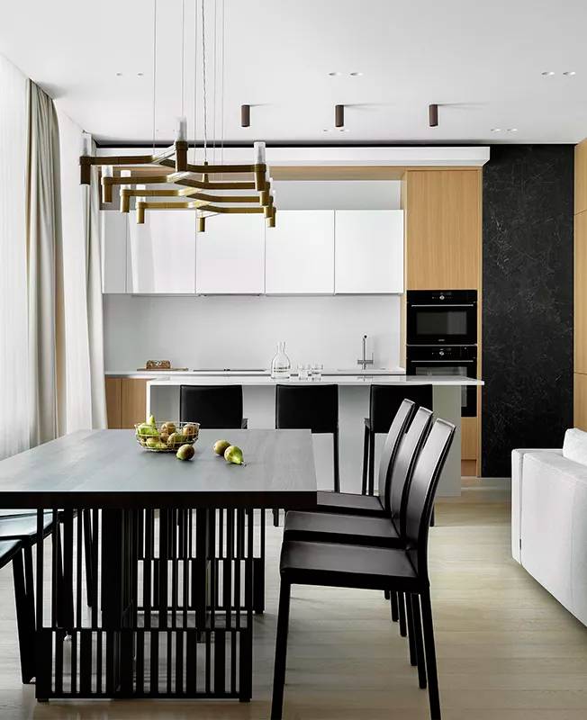 Дизайн кухни-столовой-гостиной