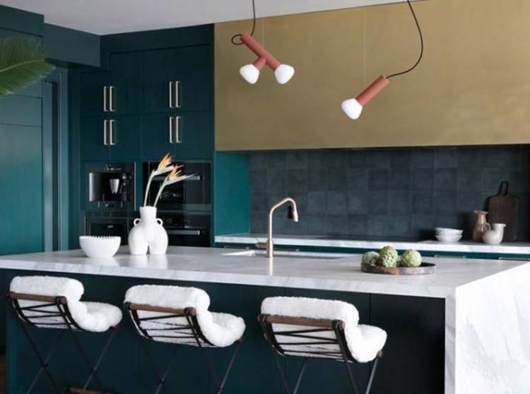 Трендовый цвет кухни: 69+ идей стильного дизайна