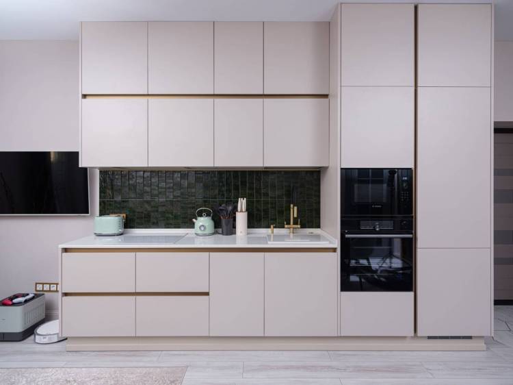 Кашемировый цвет кухни: 62+ идей стильного дизайна