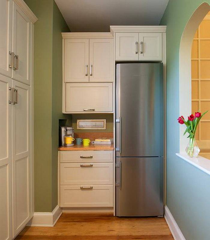Как замаскировать холодильник на кух