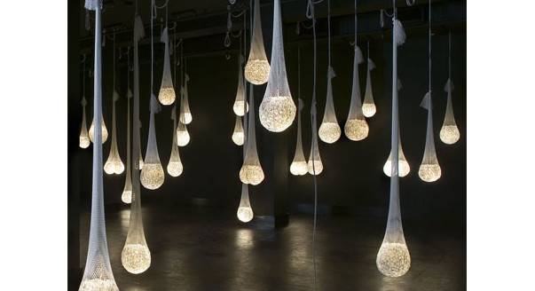 Светильник-авоська Light Sock с кристаллами Swarovski (дизайн-студия Diller Scofidio