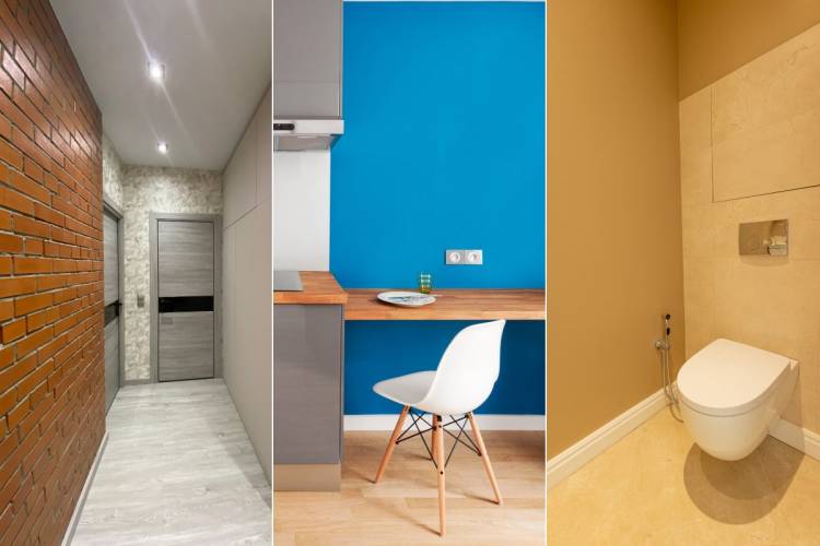 Дизайн вариантов современных материалов для отделки стен в квартир