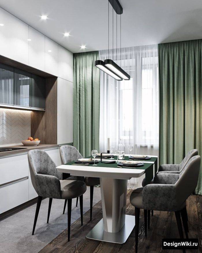 Зеленые стулья для кухни в интерьере: 58 фото дизайна