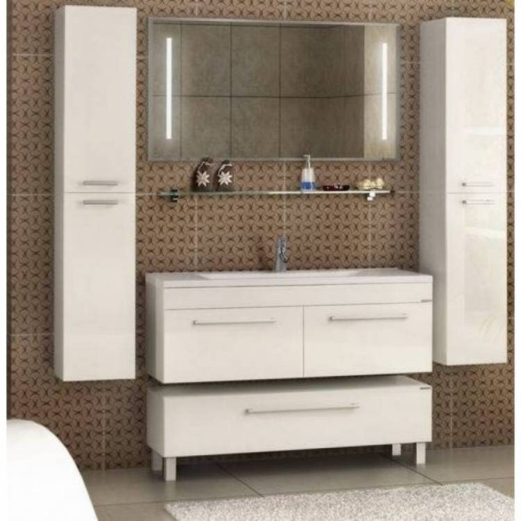 ▷ Шкаф-Пенал для ванной комнаты подвесной для ванной Акватон Мадрид М SA