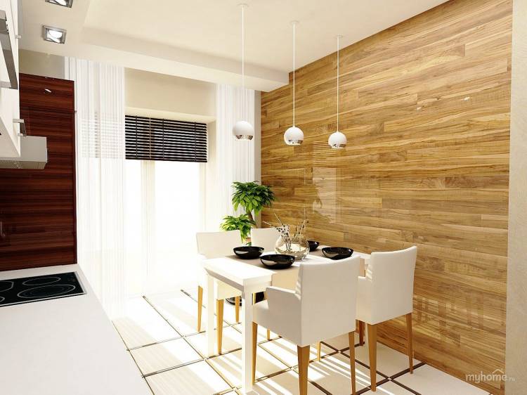 Дизайн кухонь с ламинатом на стенах