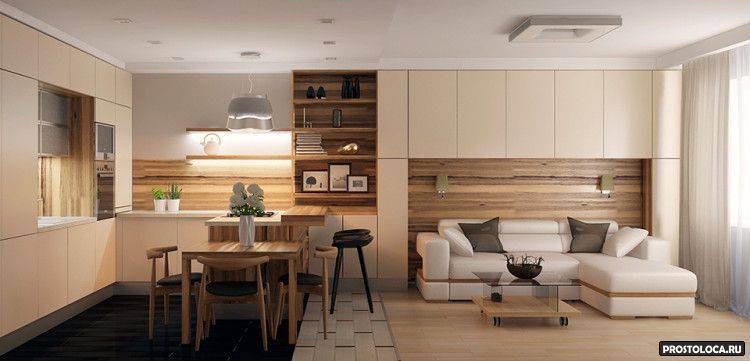 Евродвушка кухня гостиная дизайн: 65+ оригинальных идей