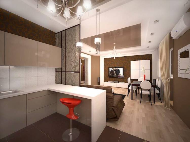 Идея планировки дома студия зал кухня: 58+ идей дизайна