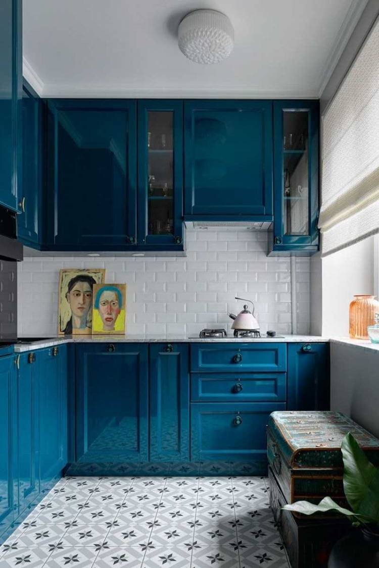 Плитка на кухне на полу дизайн в квартире реальные: 68 фото идей