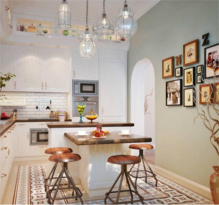 Цвет стен для кухни гостиной: 73+ идей дизайна