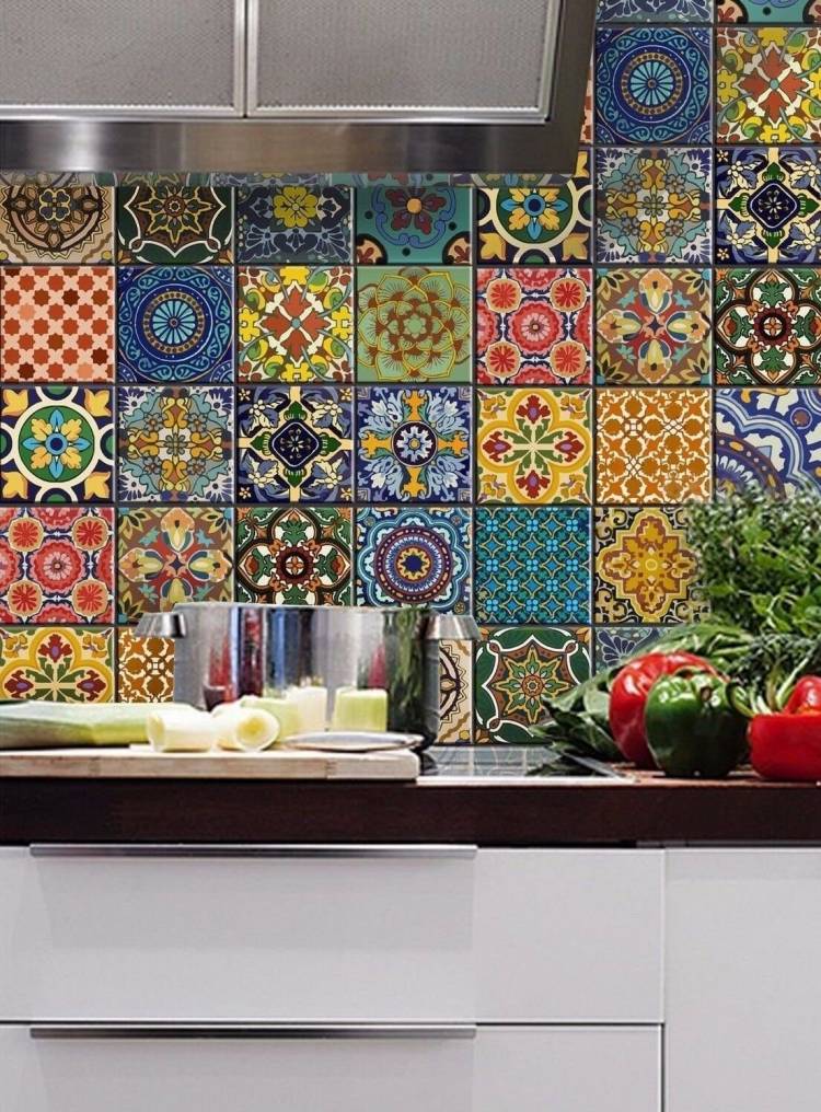 Марокканская плитка на кухне фарту