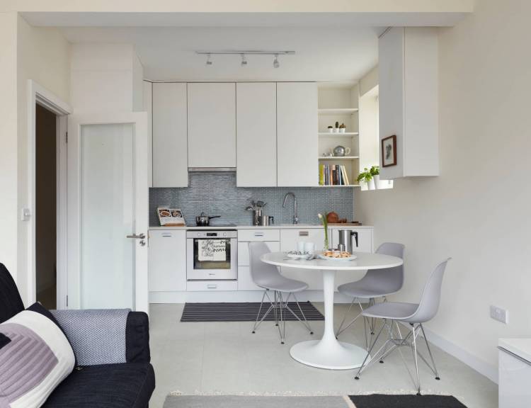 Дизайн кухни гостиной с коридором в студии: 70 фото дизайна