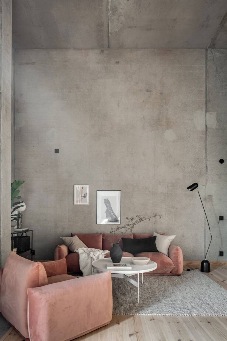 Лофт из бетона и дерева в Гётеборге 〛 ◾ Фото ◾ Идеи ◾ Дизай