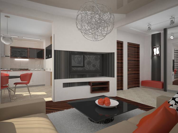 Дизайн четырехкомнатной квартиры в панельном дом