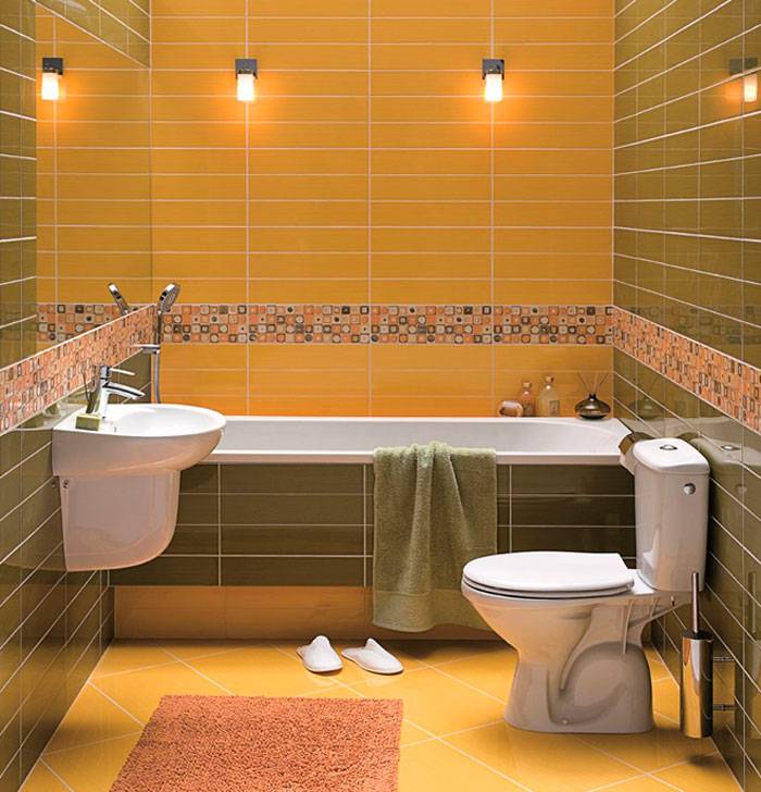 Маленькая ванная комната и выбор керамической плитки