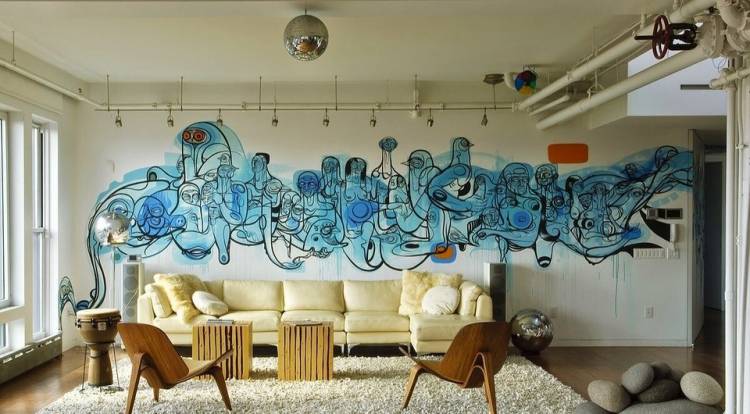 Граффити в квартир