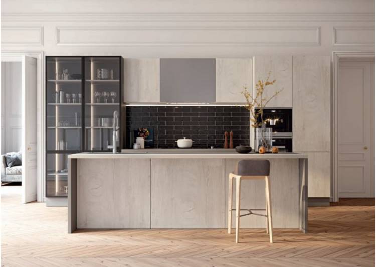 Образцы кухонь амика в интерьере: 93 фото дизайна