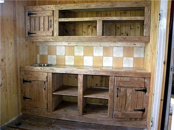 Мебель из дерева для кухни