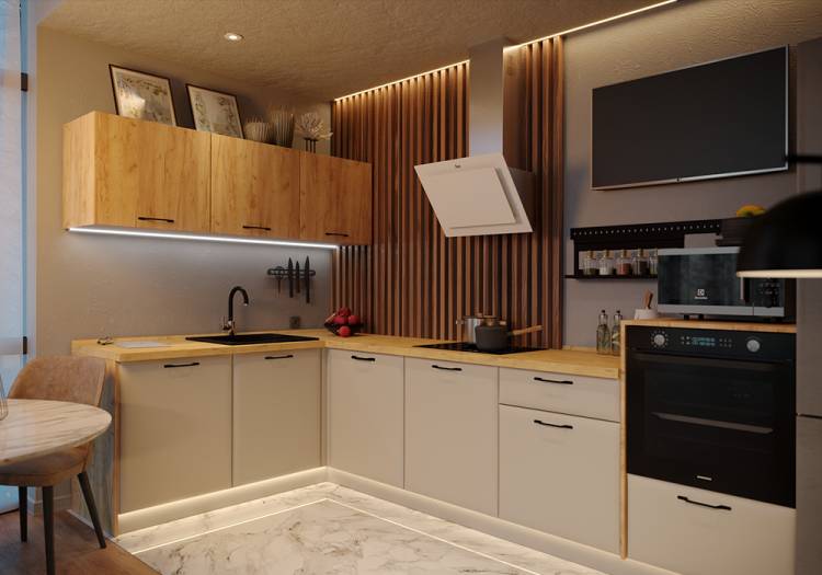 Дуб бунратти столешница в интерьере кухни: 89+ идей дизайна