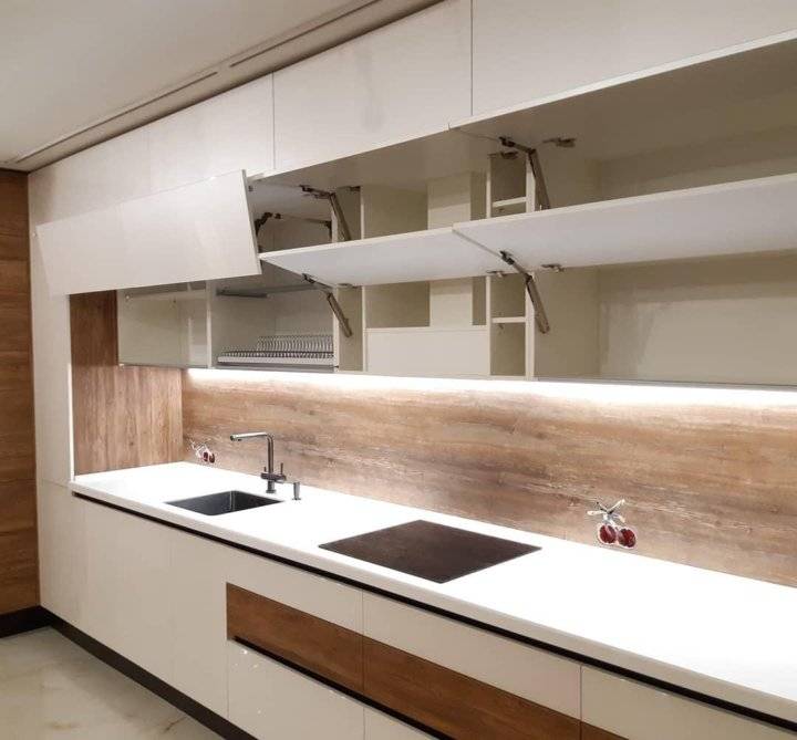 Двухъярусный кухонный гарнитур: 107+ идей стильного дизайна
