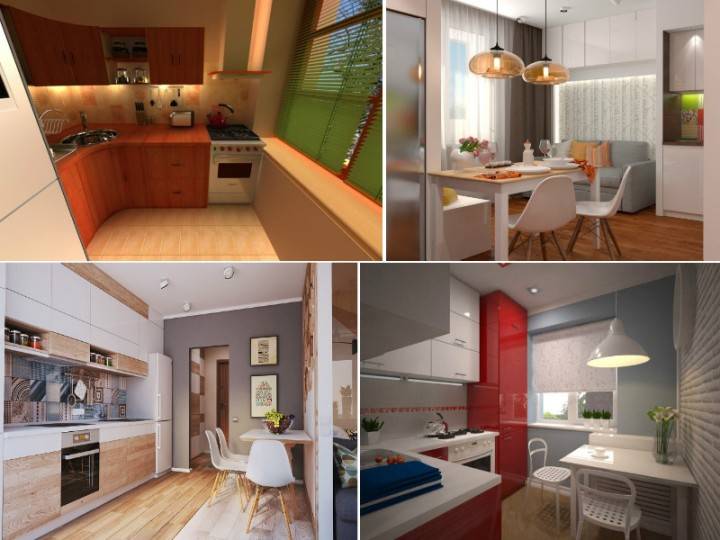 Дизайн кухни в однокомнатной квартир