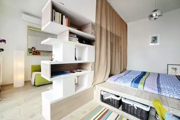 Дизайн однокомнатной квартиры для семьи с ребёнком