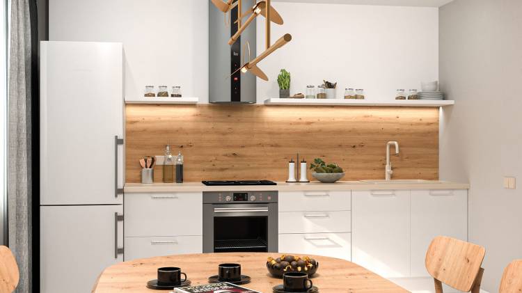 Дизайн-проекты белых кухонь в интерьере с рекомендациями