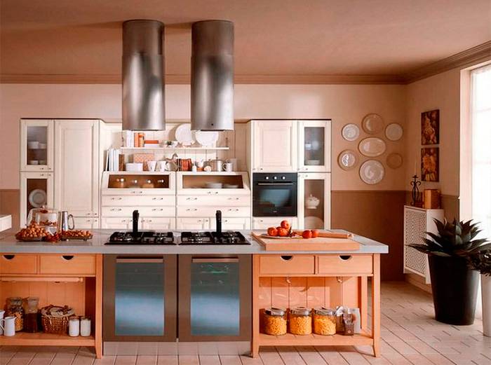 Дизайн интерьера кухни с высокими потолками Как рационально и красиво оформить