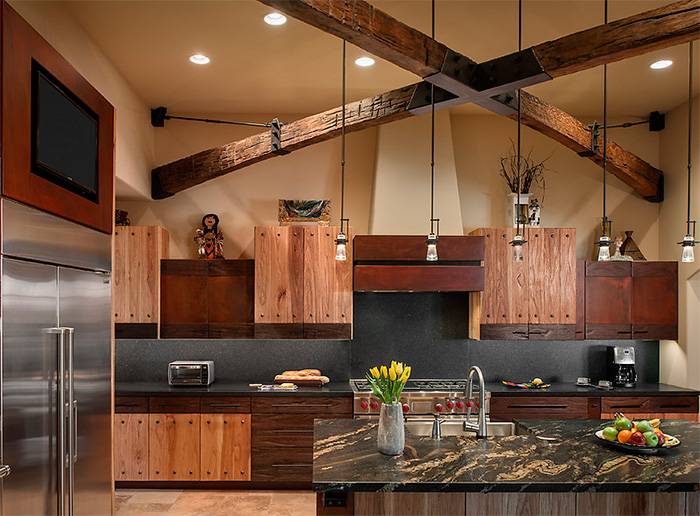 Дизайн интерьера кухни с высокими потолками Как рационально и красиво оформить
