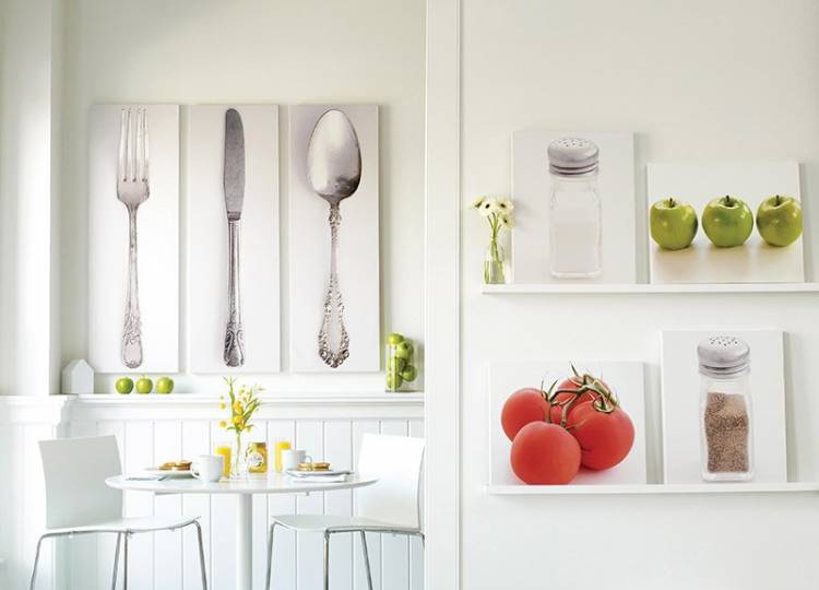 Дизайн декора стен на кухне и полезные советы по украшению ст
