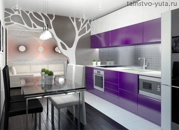 Почему дизайн комнаты в фиолетовых тонах большая редкость