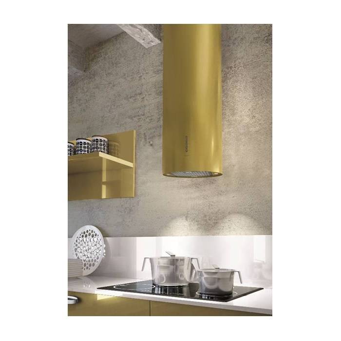 Круглые золотые вытяжки в интерьере кухни: 75+ идей дизайна