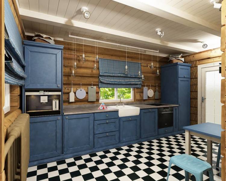 Синяя кухня