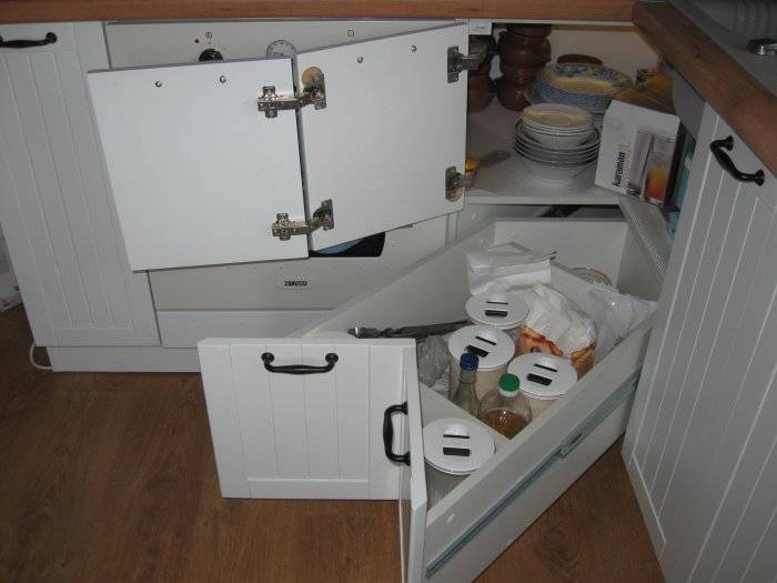 Качественные вариации угловых кухонных шкафов