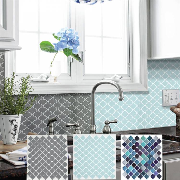 Мозаичная настенная плитка самоклеящаяся наклейка на стену для кухни ванной комнаты домашняя Настенная Наклейка виниловая