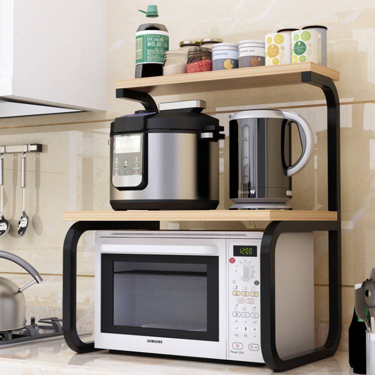 Дизайн вариантов размещения микроволновки в интерьере кухни