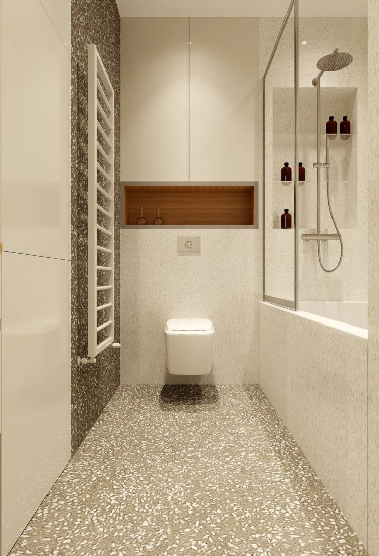 Плитка в интерьере ванной